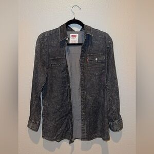 Levis black Jean jacket for kids